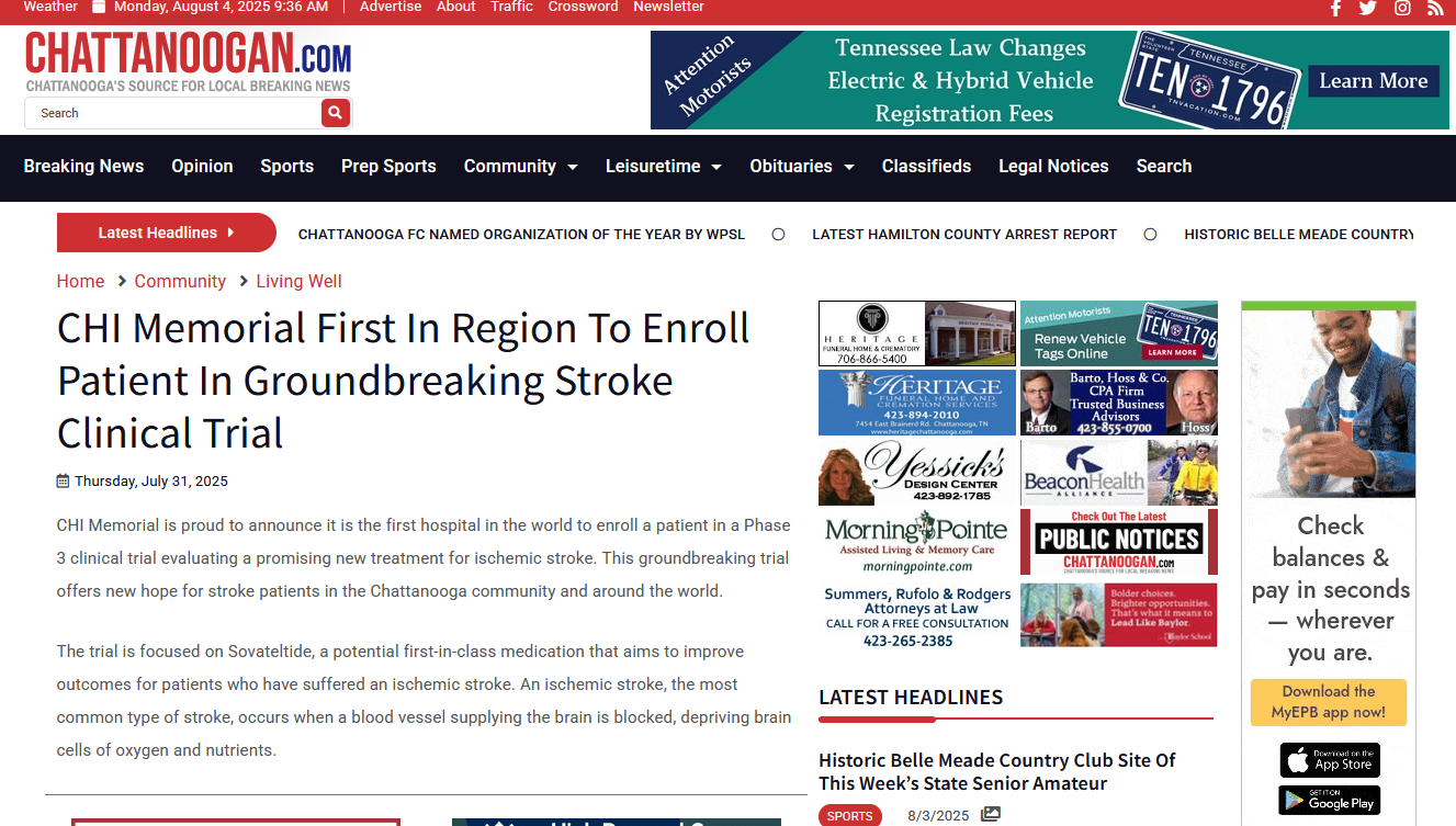 CHI-Memorial-First-In-Region-To-Enroll